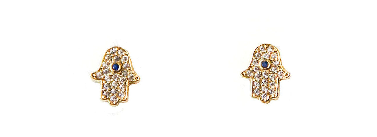 Hamsa Hands Earrings, TAI Jewelry