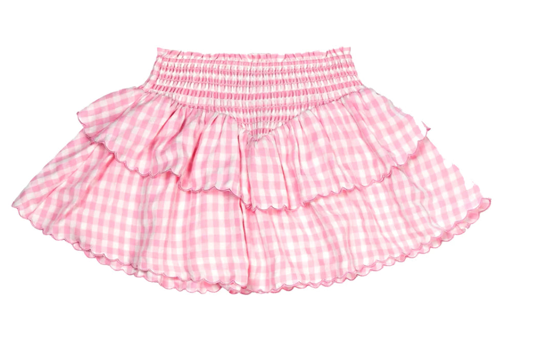 Brooke Skirt, Pink Gingham