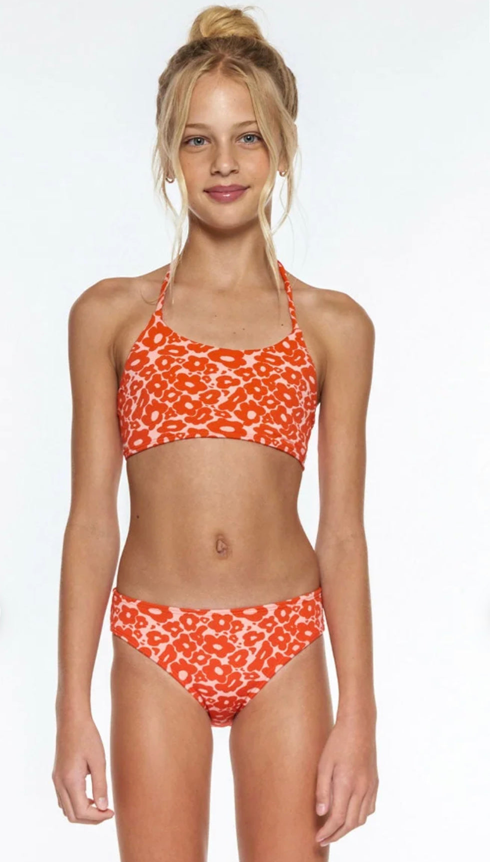Little Molly Floral Embossed Swim
