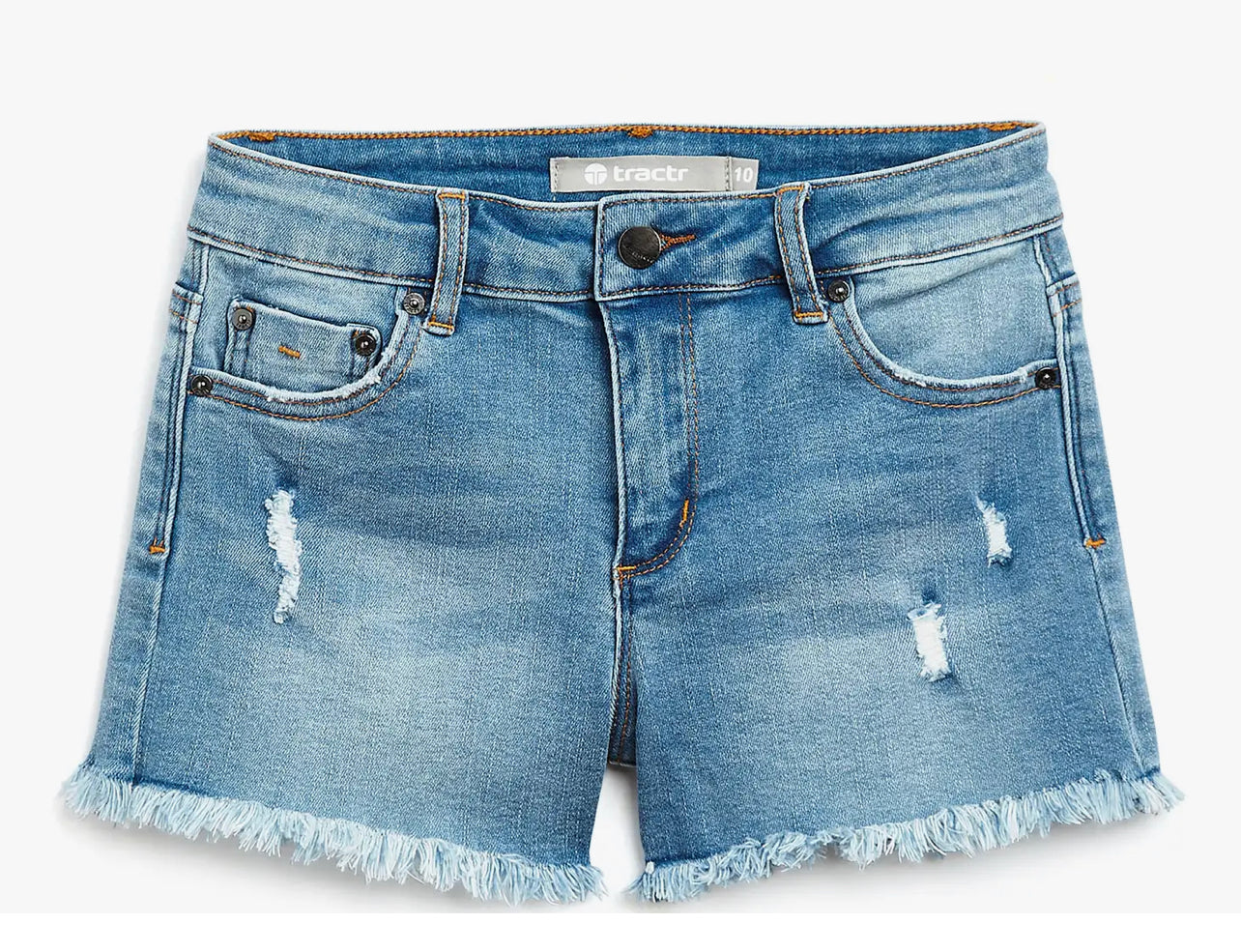 5 Pockets Fray Shorts