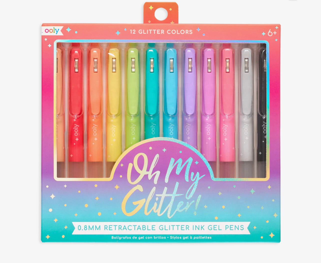 ooly Oh My Glitter, Retractable Gel Pens