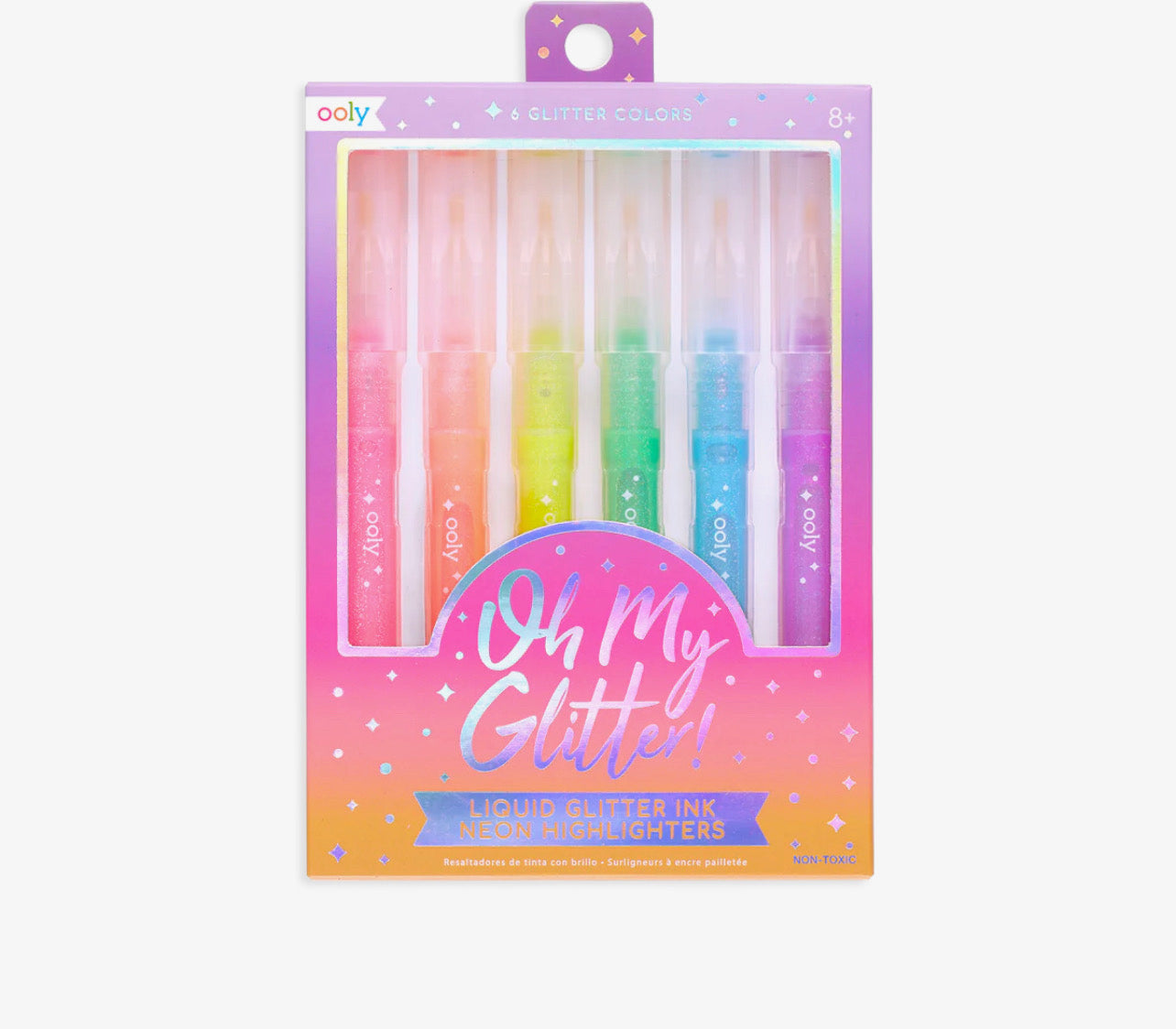 ooly Oh My Glitter Highlighters, Set of 6