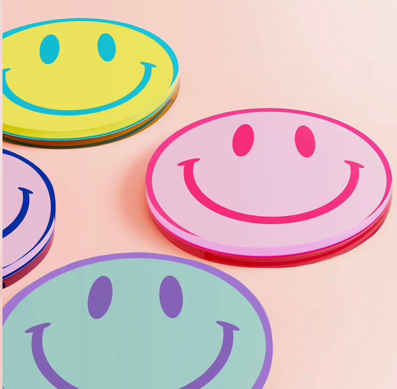 All Smiles (Set of 4) Coasters