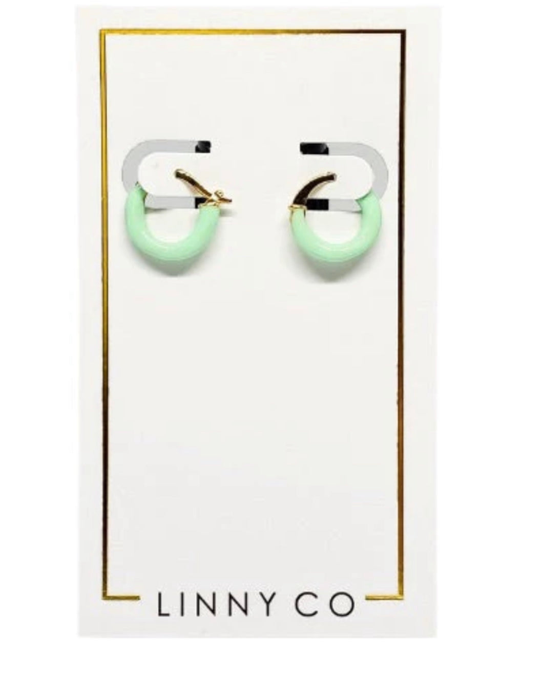 Linny Co, Mia Colored Huggie Earrings